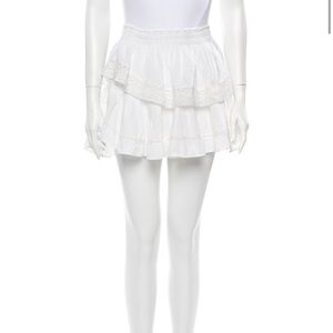 LoveShackFancy Ruffle Mini Skirt